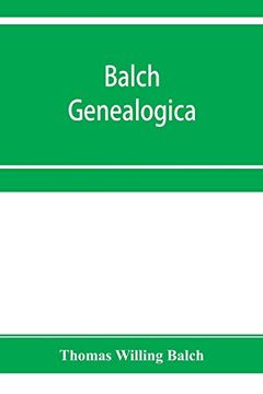 portada Balch Genealogica (en Inglés)