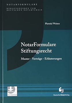 portada Notarformulare Stiftungsrecht (en Alemán)
