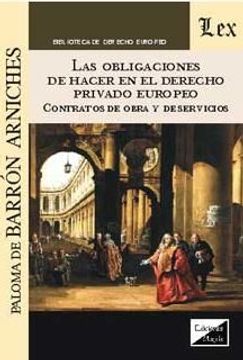 portada Obligaciones de Hacer en el Derecho Privado Europeo (2018) (in Spanish)