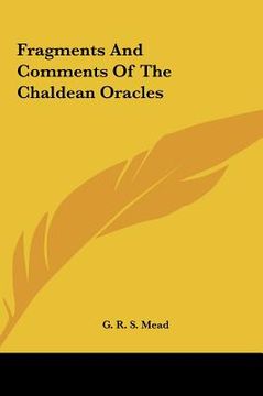 portada fragments and comments of the chaldean oracles (in English)