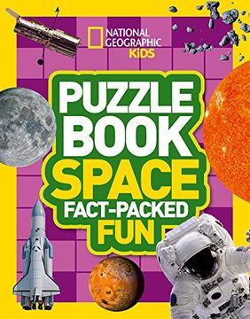 portada Puzzle Book Space: Brain-tickling quizzes, sudokus, crosswords and wordsearches (National Geographic Kids Puzzle Books)