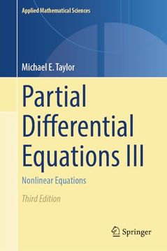 portada Partial Differential Equations III: Nonlinear Equations (in English)