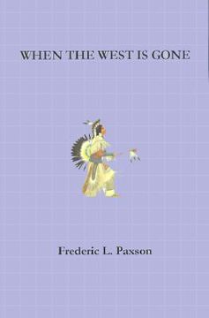 portada when the west is gone (en Inglés)