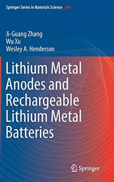 portada Lithium Metal Anodes and Rechargeable Lithium Metal Batteries. (en Inglés)