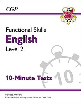 portada New Functional Skills English Level 2 - 10 Minute Tests (For 2020 & Beyond) (en Inglés)