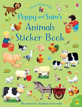 portada Poppy and Sam's Animals Sticker Book (Farmyard Tales Poppy and Sam) (en Inglés)