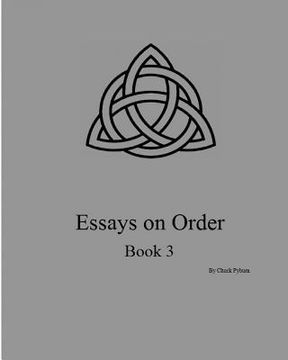 portada essays on order, book 3 (in English)