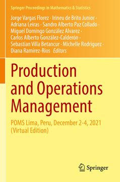 portada Production and Operations Management: Poms Lima, Peru, December 2-4, 2021 (Virtual Edition) (in English)