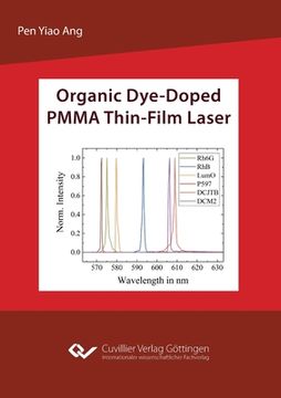 portada Organic Dye-Doped PMMA Thin-Film Laser (en Inglés)