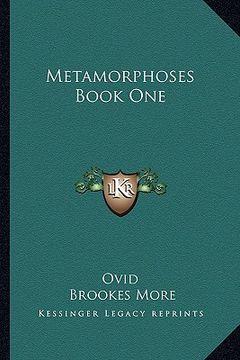 portada metamorphoses book one (in English)
