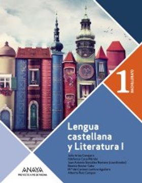 portada Lengua Castellana y Literatura 1º Bachillerato. Proyecto a pie de Página. (in Spanish)