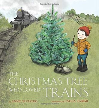 portada The Christmas Tree who Loved Trains (en Inglés)