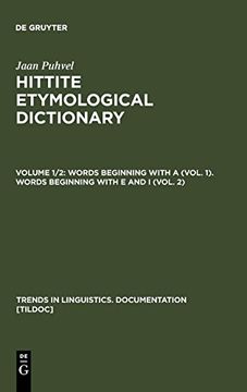 portada Hittite Etymological Dictionary: Words Beginning With a; Words Beginning With e and i (en Inglés)