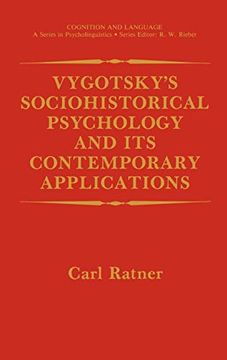 portada Vygotsky’S Sociohistorical Psychology and its Contemporary Applications (Cognition and Language: A Series in Psycholinguistics) 