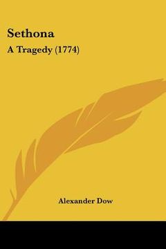 portada sethona: a tragedy (1774)