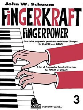 portada Fingerkraft 3: Progressiv geordnete technische Übungen für Klavier oder Orgel (en Alemán)