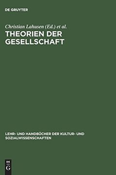 portada Theorien der Gesellschaft (Lehr- und Handbucher der Kultur- und Sozialwissenschaften) (in German)
