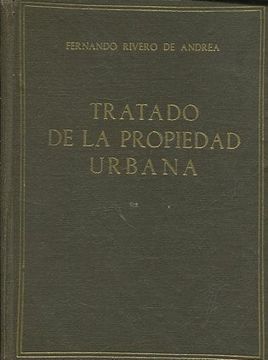 portada TRATADO DE LA PROPIEDAD URBANA.