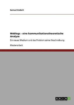 portada Weblogs. Eine kommunikationstheoretische Analyse (German Edition)