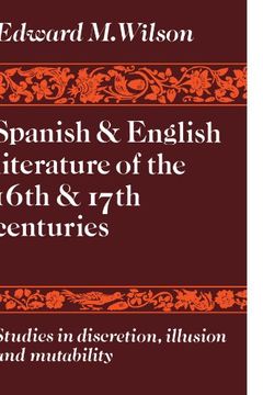 portada Spanish and English Literature of the 16Th and 17Th Centuries Paperback 