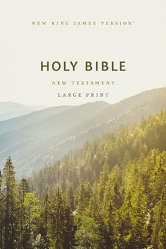 portada Nkjv Large Print Outreach new Testament Bible, Scenic Softcover, Comfort Print (en Inglés)