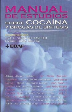 portada Manual de Estudios Sobre Cocaina y Drogas de Sintesis