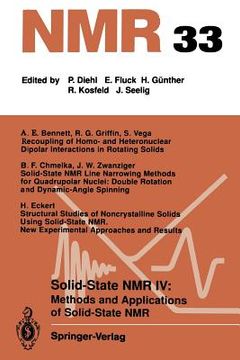 portada solid-state nmr iv methods and applications of solid-state nmr: methods and applications of solid-state nmr (in English)