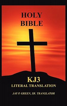portada literal translation bible-oe-kj3 (en Inglés)