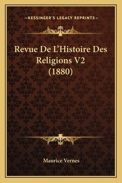 portada Revue De L'Histoire Des Religions V2 (1880) (en Francés)