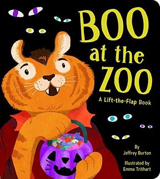portada Boo at the Zoo: A Lift-The-Flap Book (in English)