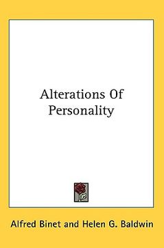 portada alterations of personality (en Inglés)