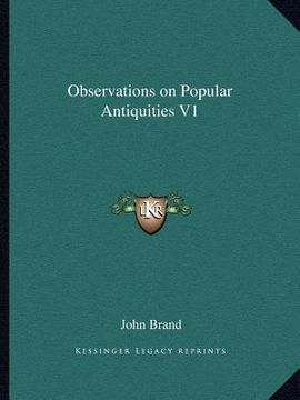 portada observations on popular antiquities v1 (en Inglés)