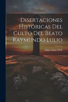 portada Disertaciones Históricas del Culto del Beato Raymundo Lulio