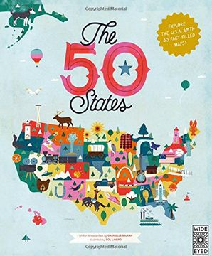 portada The 50 States: Explore the U.S.A. with 50 Fact-Filled Maps!