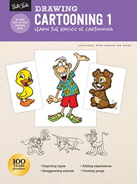 portada Drawing: Cartooning 1: Learn the Basics of Cartooning (How to Draw & Paint) (en Inglés)