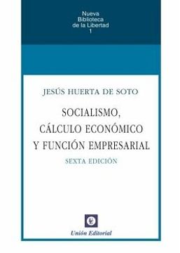 portada Socialismo, Cálculo Económico Y Función Empresarial