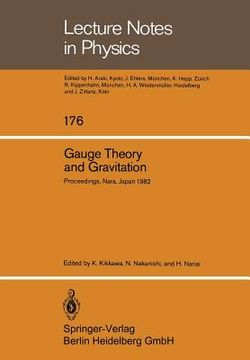 portada gauge theory and gravitation: proceedings of the international symposium on gauge theory and gravitation (g & g) held at tezukayama university nara, (en Inglés)