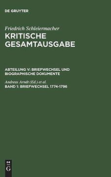 portada Briefwechsel 1774-1796 (Kritische Gesamtausgabe (in German)