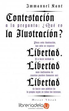 portada Contestación ala Pregunta: Que es la Ilustración? (in Spanish)