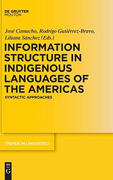 portada Information Structure in Indigenous Languages of the Americas (Trends in Linguistics. Studies and Monographs [Tilsm]) (in English)