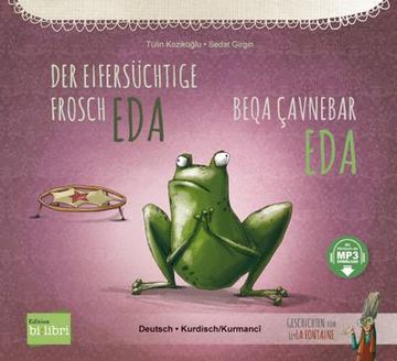 portada Der Eifersüchtige Frosch Eda. Deutsch-Kurdisch/Kurmancî