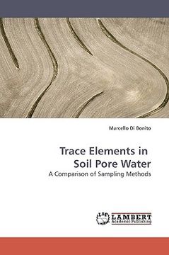 portada trace elements in soil pore water (en Inglés)