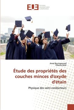 portada Étude des propriétés des couches minces d'oxyde d'étain (in French)