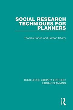 portada Social Research Techniques for Planners (in English)