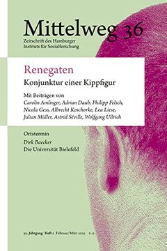 portada Renegaten. Konjunktur Einer Kippfigur: Mittelweg 36, Heft 1 Februar/März 2023 (en Alemán)