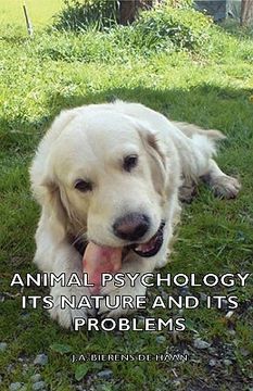 portada animal psychology - its nature and its problems