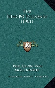 portada the ningpo syllabary (1901) (en Inglés)