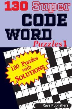 portada 130 Super CODE WORD Puzzles (en Inglés)