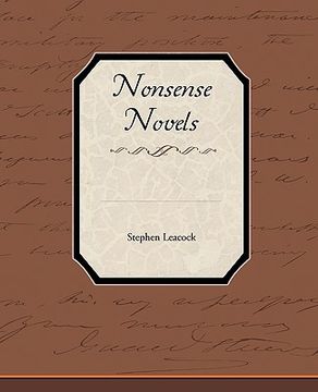 portada nonsense novels (in English)