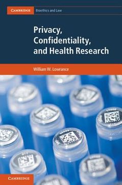 portada privacy, confidentiality, and health research